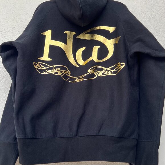 2013 HUF x Nas Limited Edition "N.Y. State of Mind" Zip Up Black Hoodie Men's M - Picture 5 of 16